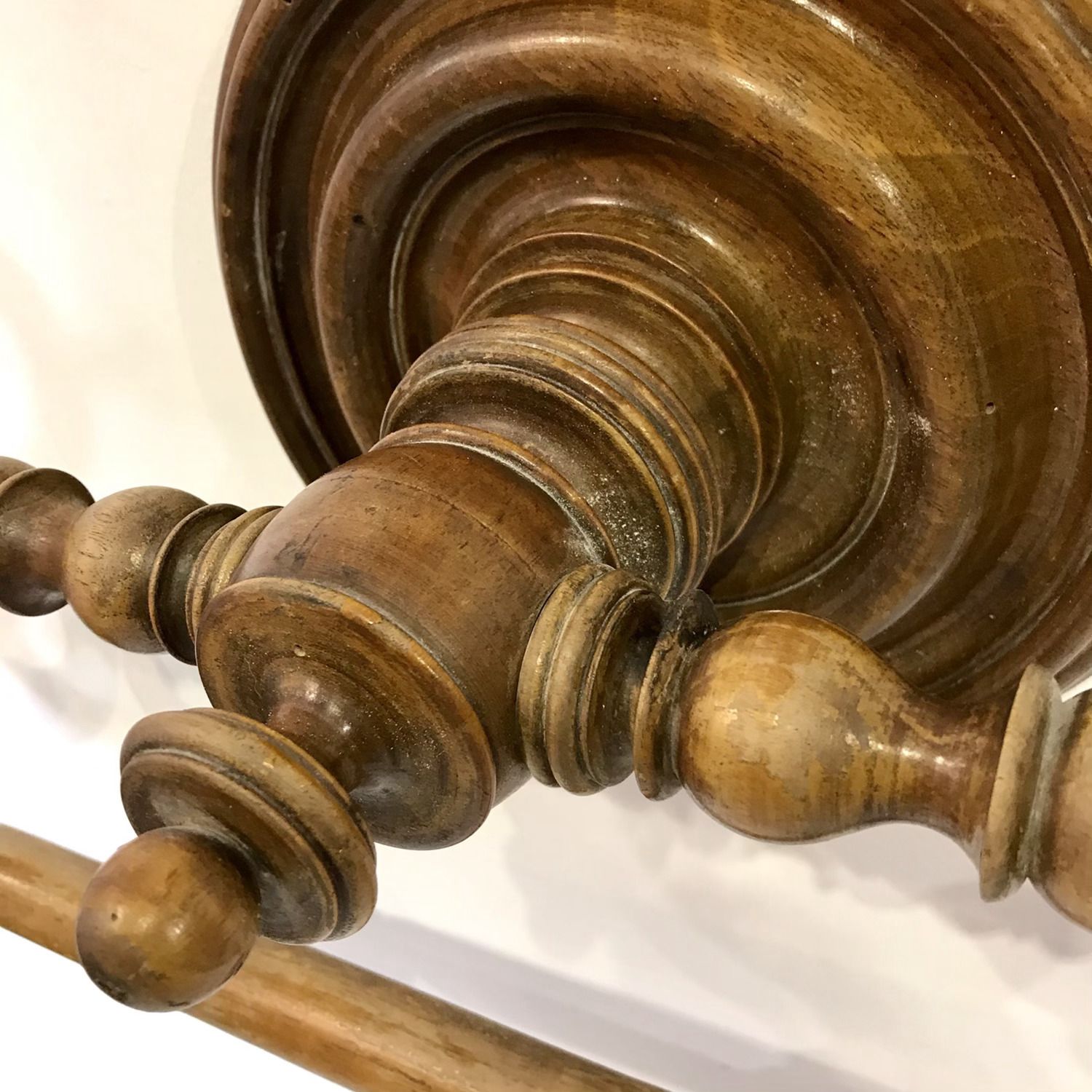 C1900 Century French "Ciel De Lit" Towel Rail photo 165.0