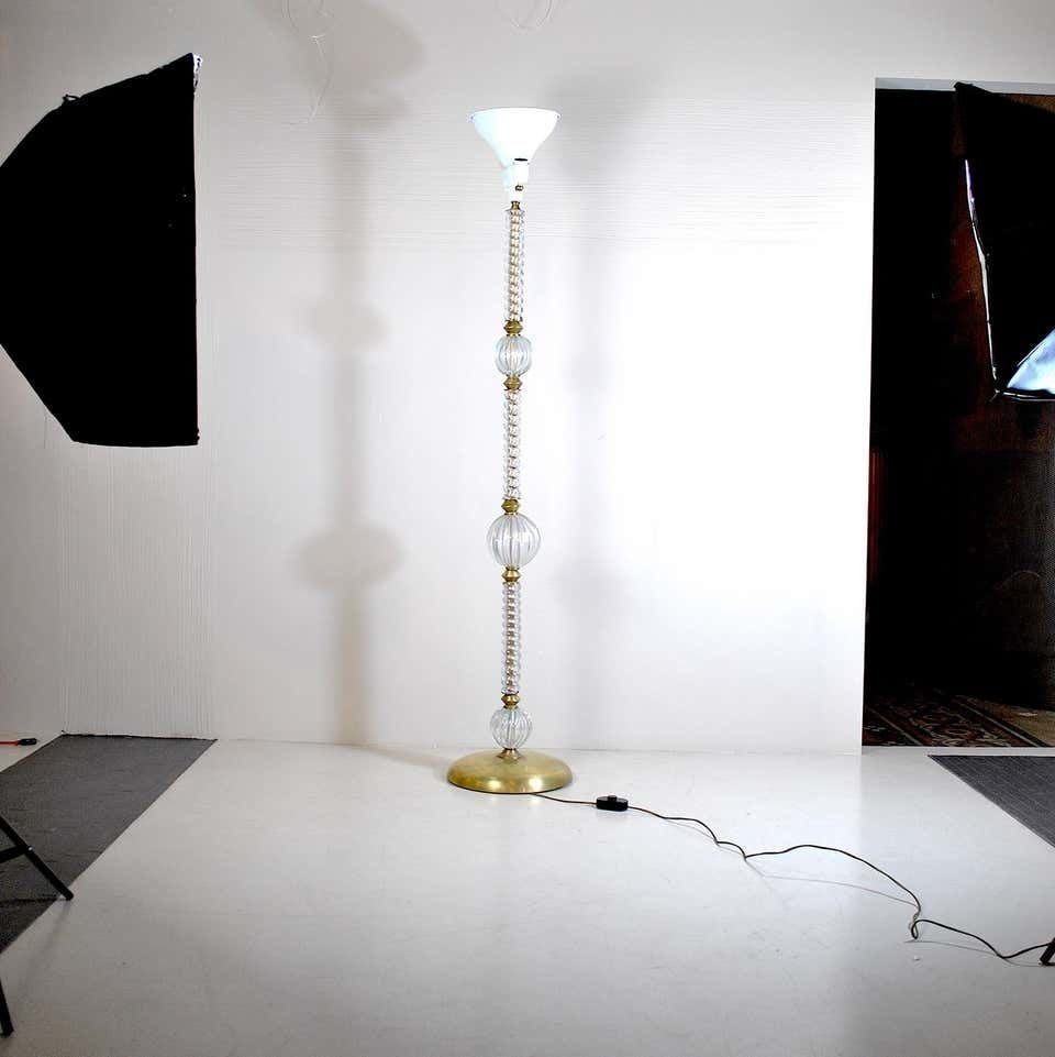 Italian Midcentury Floor Lamp By Barovier & Toso photo furniture