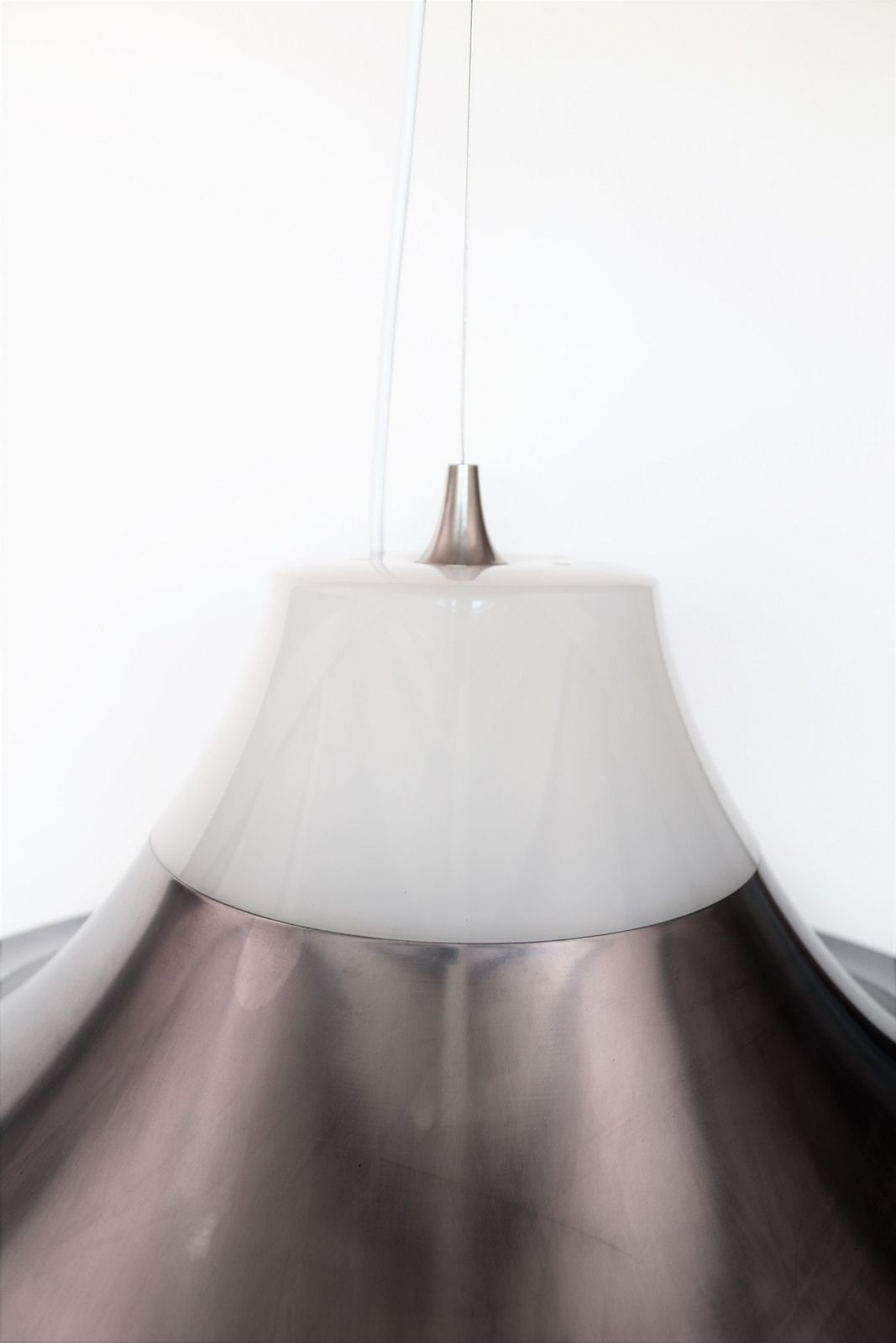 Italian Midcentury Plexiglass Pendant Lamp, 1960s photo vinterior