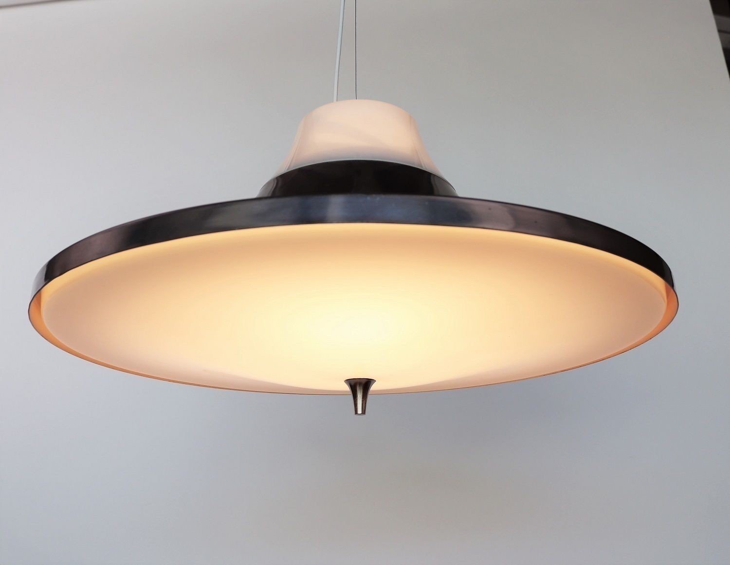 photo furniture Italian Midcentury Plexiglass Pendant Lamp, 1960s