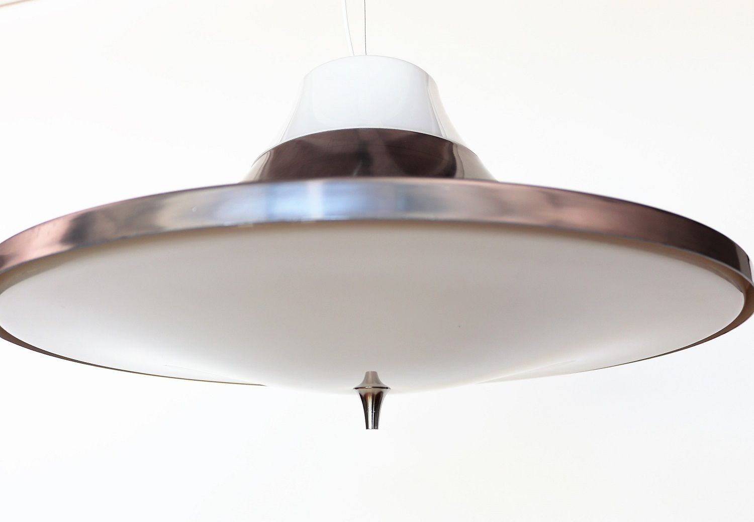 photo for sale Italian Midcentury Plexiglass Pendant Lamp, 1960s