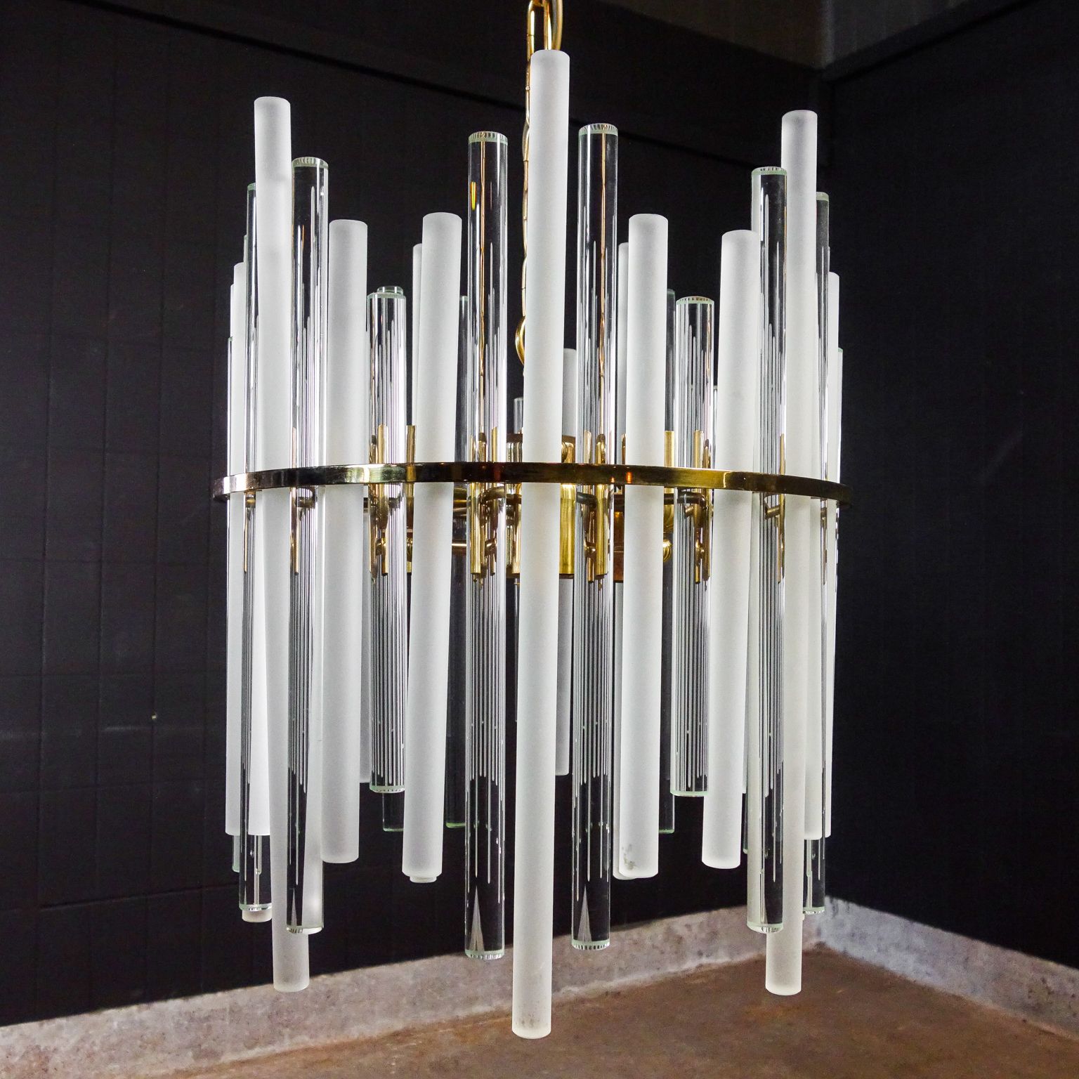 Christoph Palme Design Hanglamp Glazen Pegels Jaren 1960 photo buy
