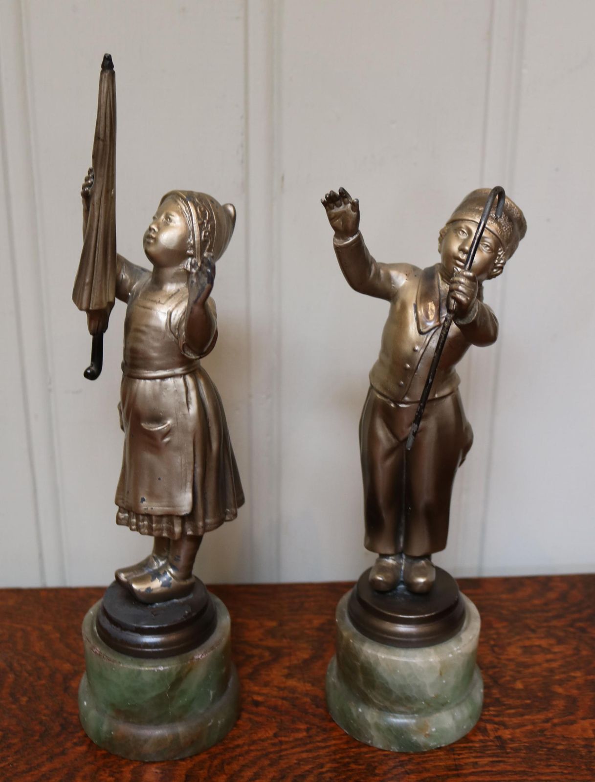 Home Decor Pair Of Dutch Figures photo