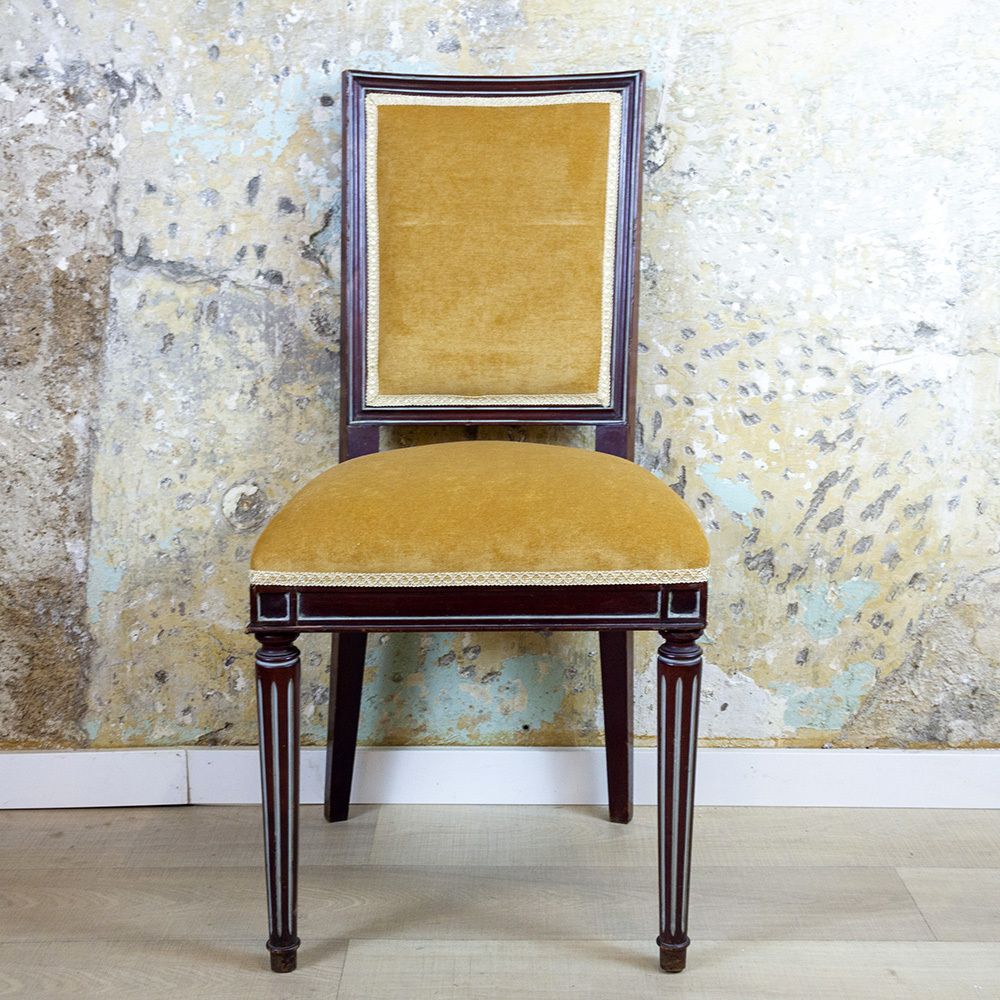 Pair Of Louis XVI Style Chairs, Spain, 1940s photo Furniture