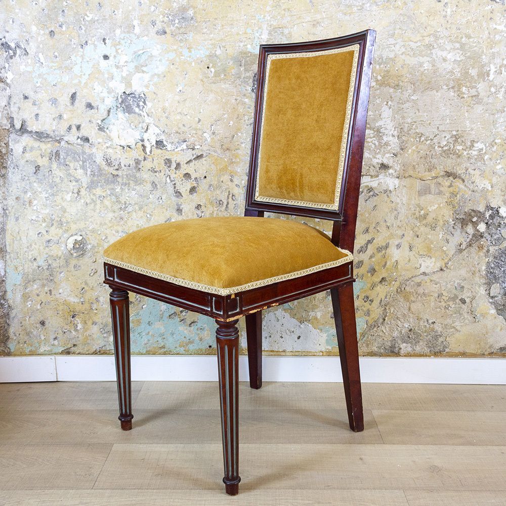 photo furniture Pair Of Louis XVI Style Chairs, Spain, 1940s