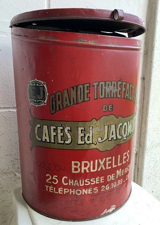 1920s Belgian Coffee Sales Tin
