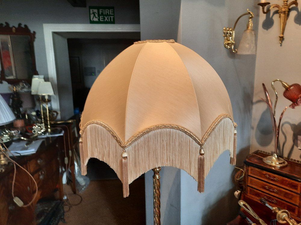 Brass Twist Column Standard Lamp photo 850.0