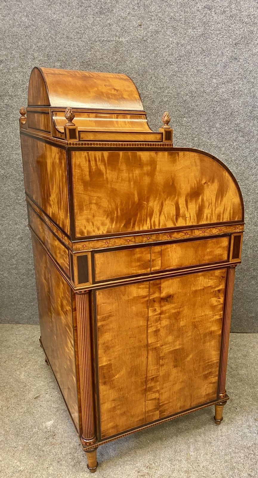 Furniture Fine George III Satinwood Ladies Desk photo