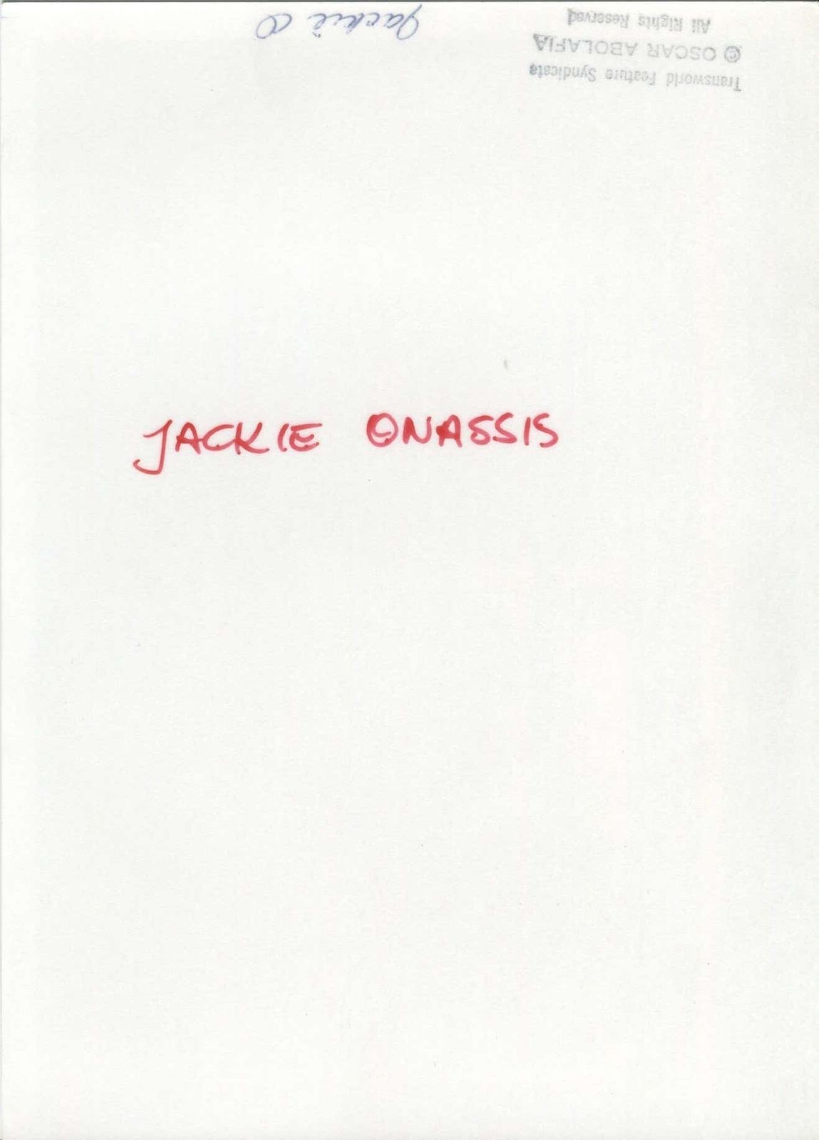Oscar Abolafia Jackie Kennedy   Original Press Photo 1960s photo furniture