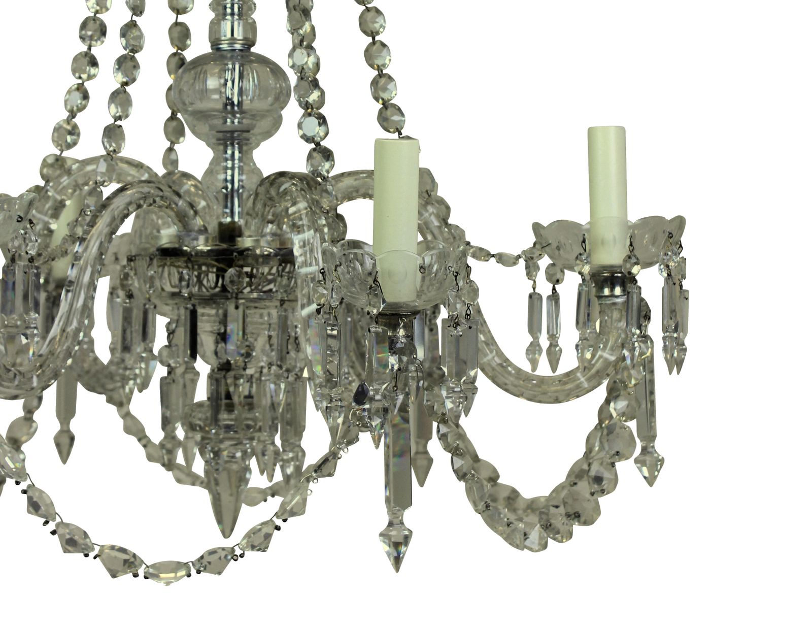 An English Cut Glass Chandelier photo furniture