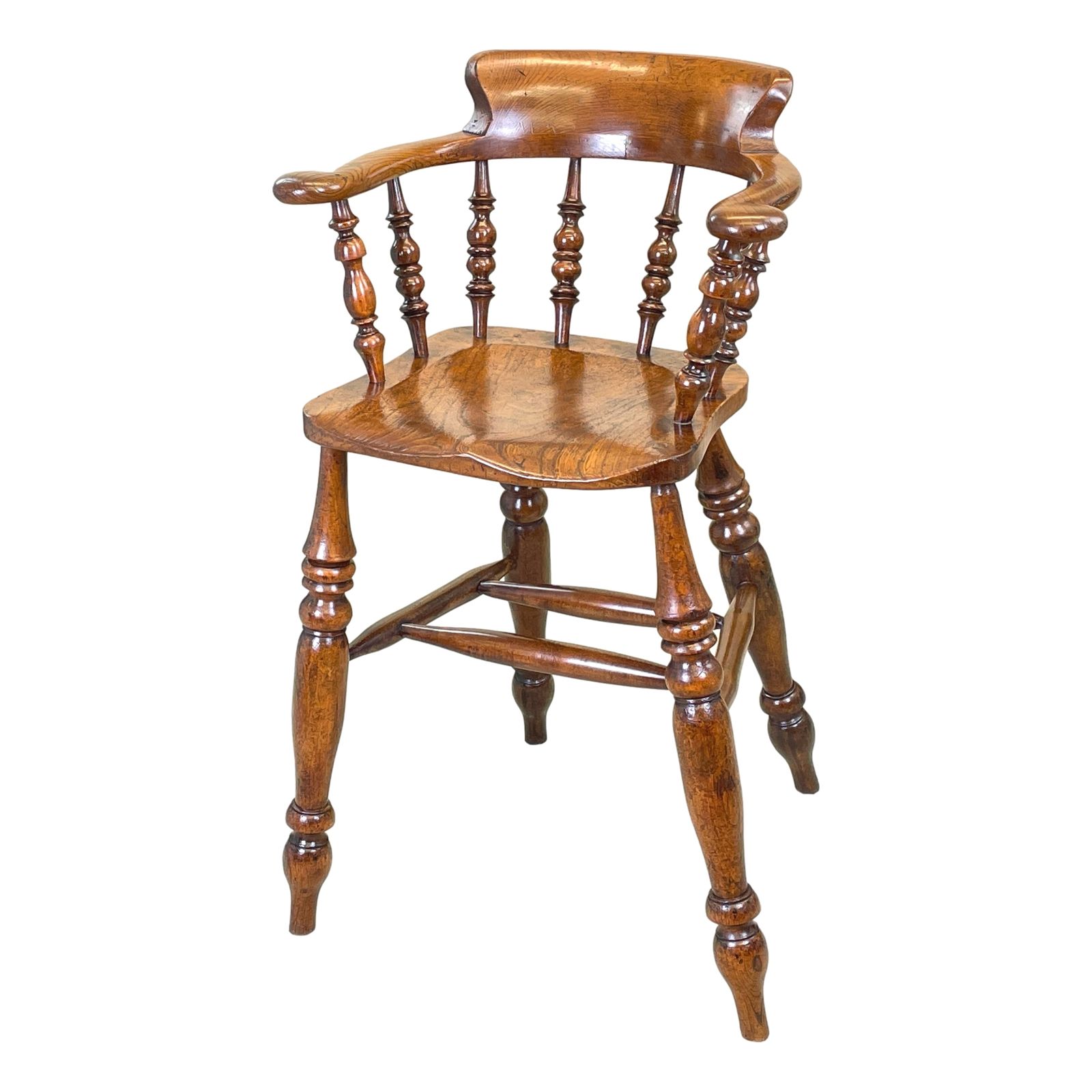 Rare 19th Century Tavern, Or Clerks, Chair (England, Circa 1860)