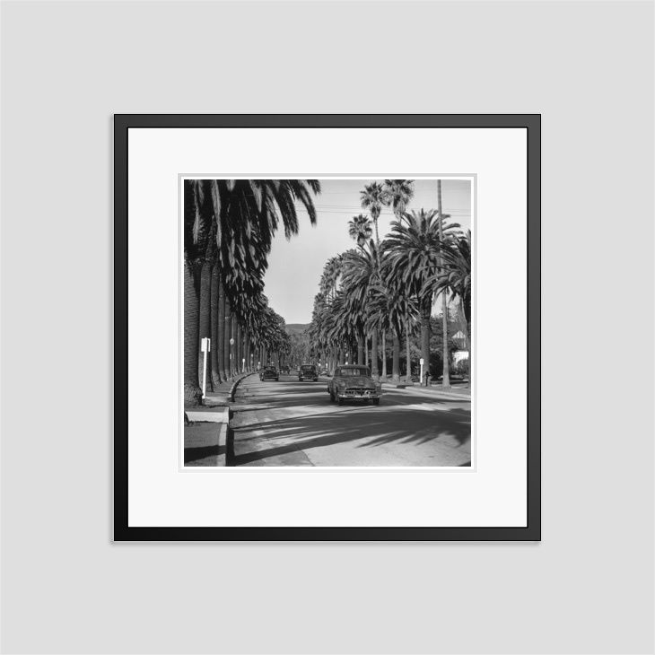 Slim Aarons 'Cannon Drive' 1952 Archival Pigment  Print Framed In Black