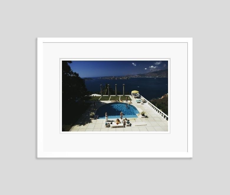 Slim Aarons 'Nirvana' 1972 C Type Print Framed In White