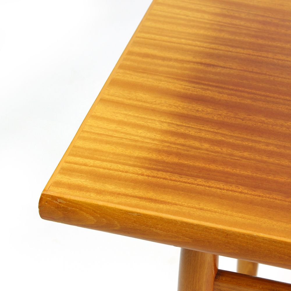 Long Coffee Table In Mahogany And Teak, Czechoslovakia 1970s photo for sale