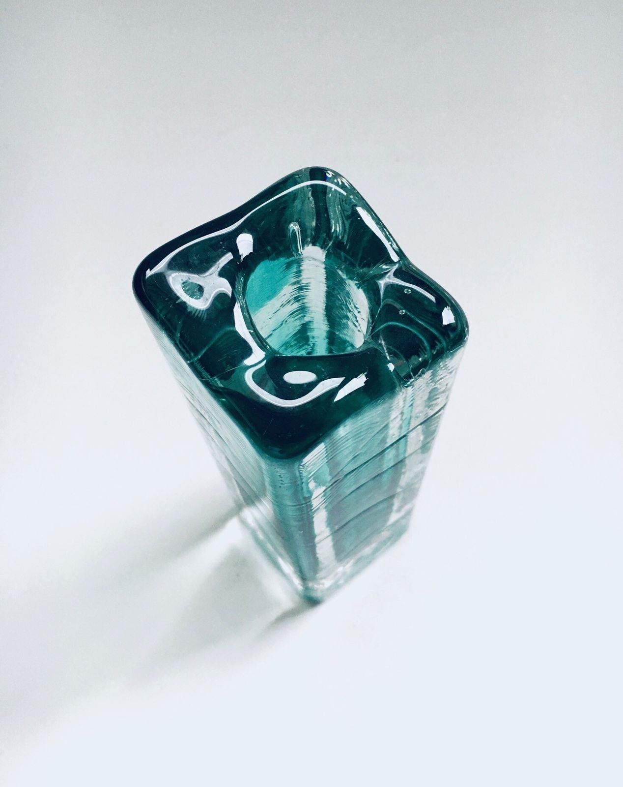 Mid Century Modern Glazen Solefiore Vaas Van Schott Zwiesel, Duitsland, Jaren 1960 photo buy