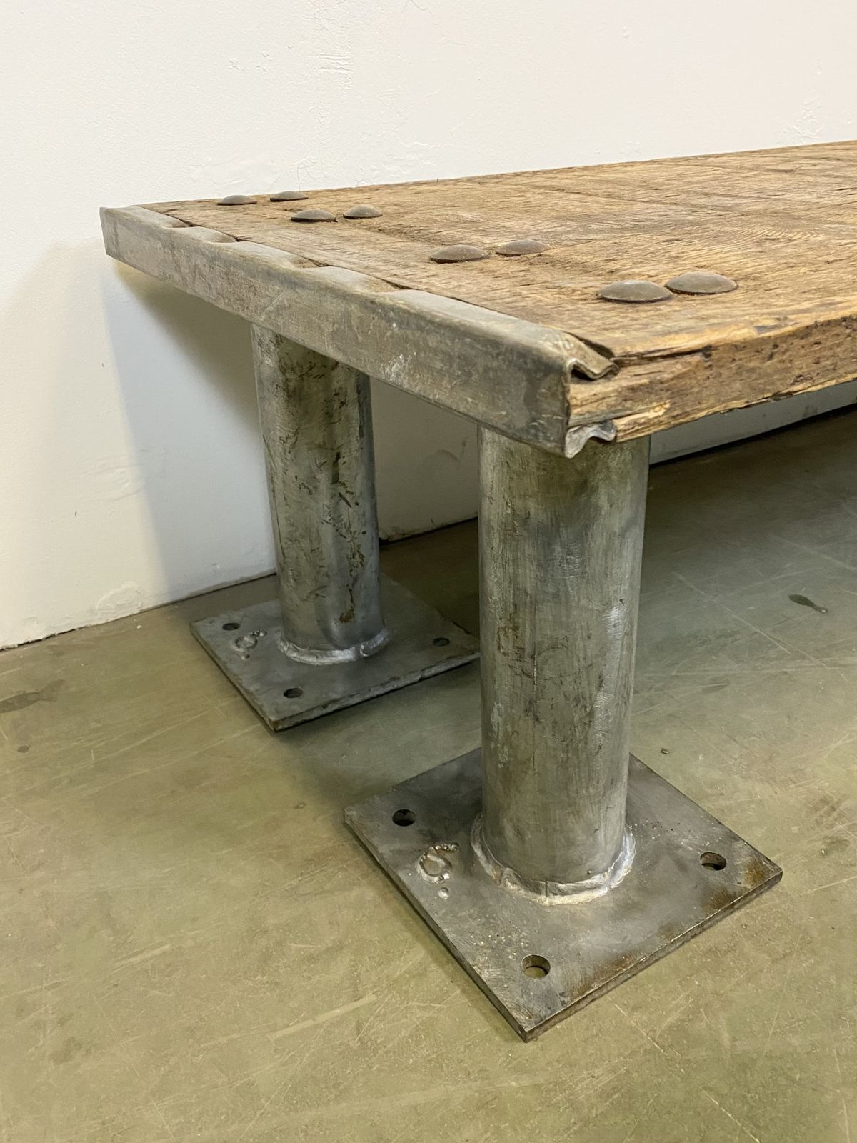 Vintage Industrial Coffee Table photo for sale