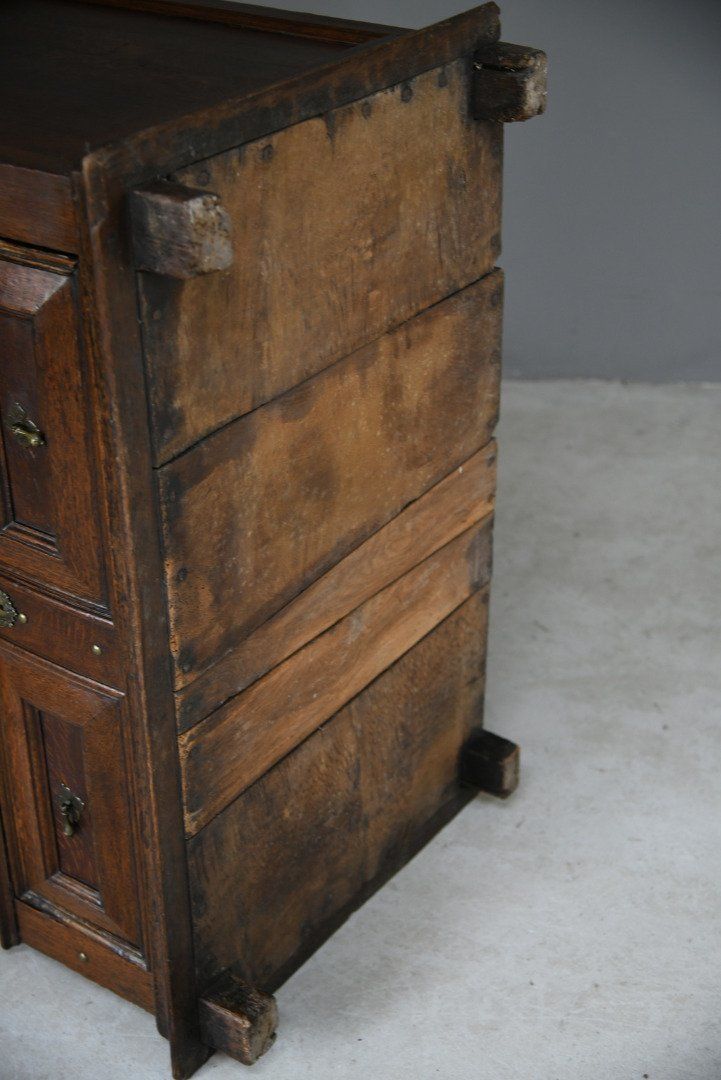 Furniture Late 17th Century Oak Chest Of Drawers photo