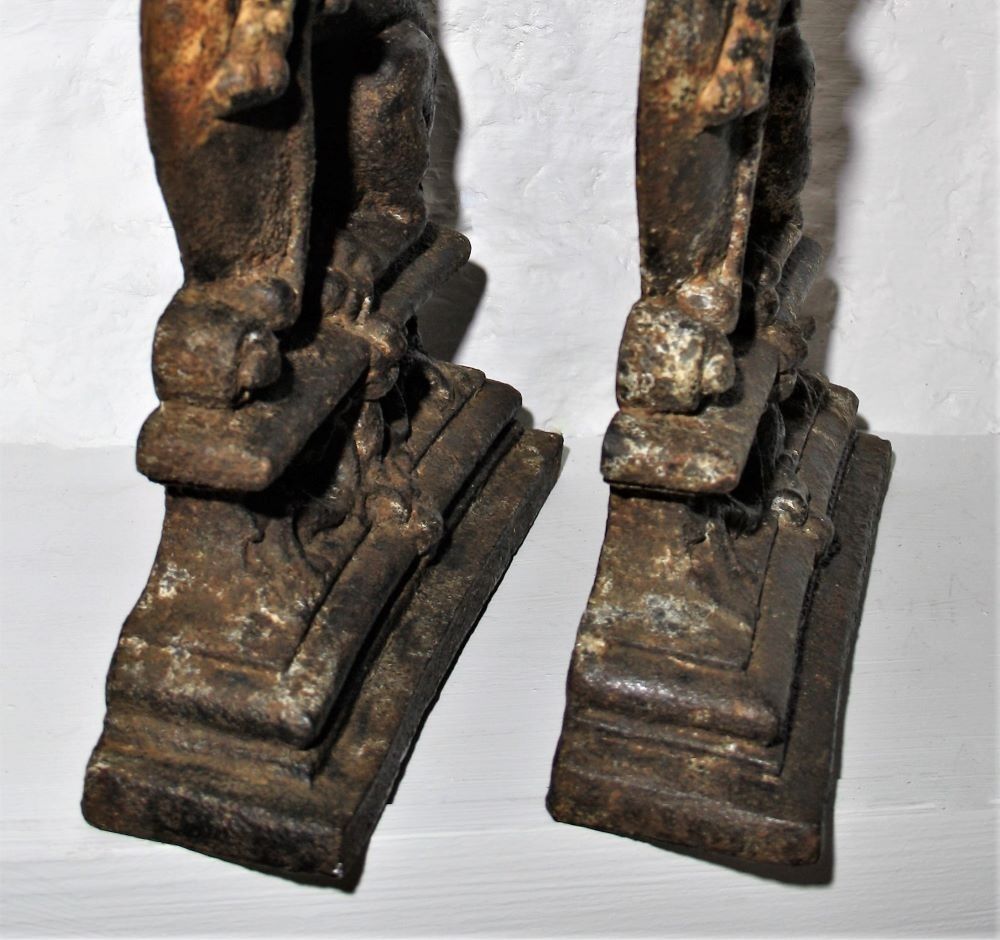 Cast Iron Door Stop | Rampant Lions | Shelf Art | Victorian Door Porters photo buy