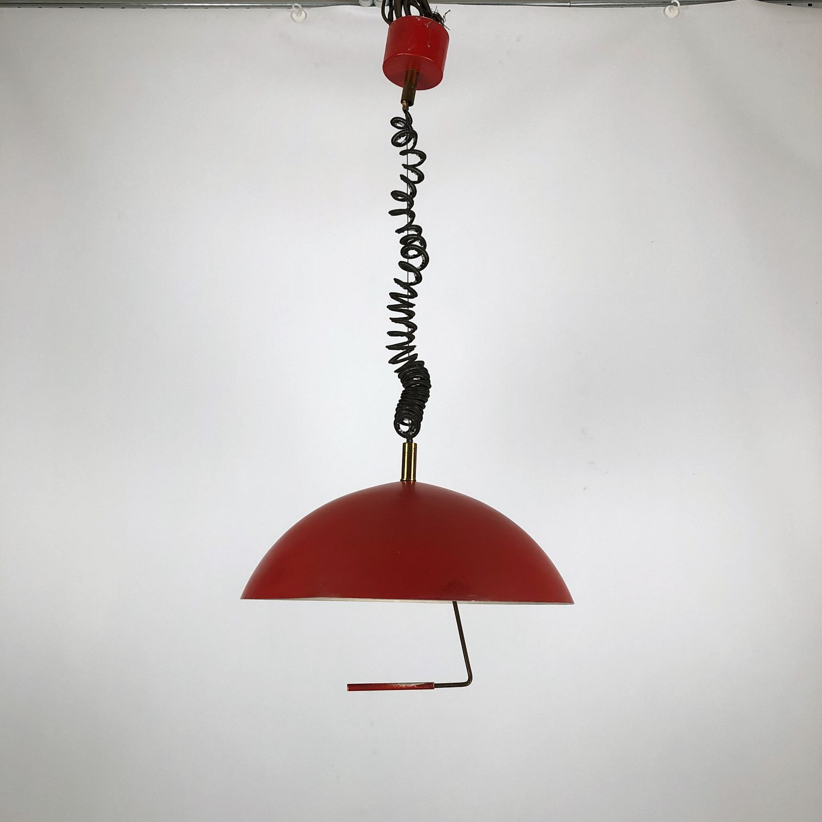 photo vintage Stilux Milano, Italian Labeled Chandelier From 50s