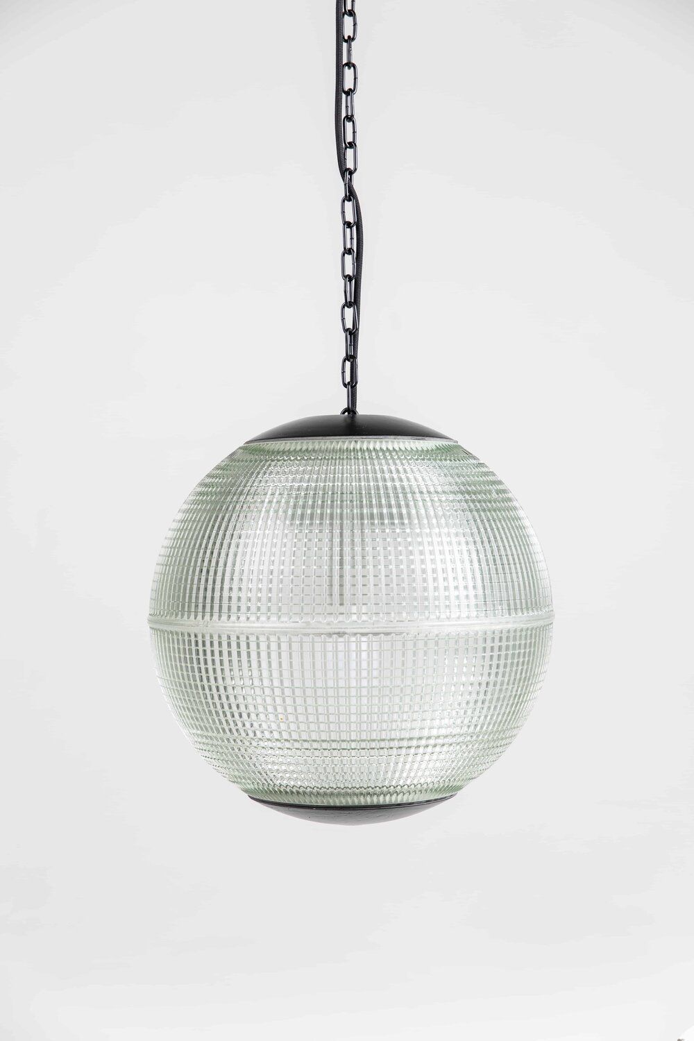 Holophane Globe   40cm Glass Parisian Street Pendant Lights photo for sale