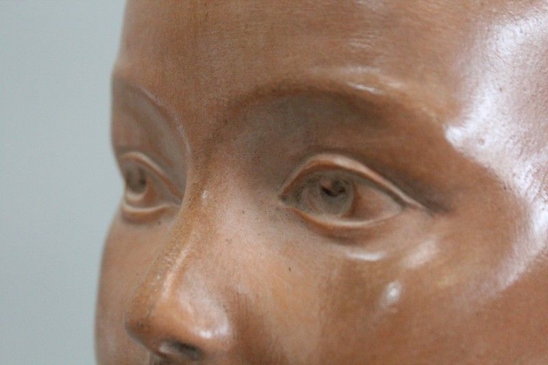 Terracotta Bust Of Louise Brongniart, After Houdon    1900 photo buy