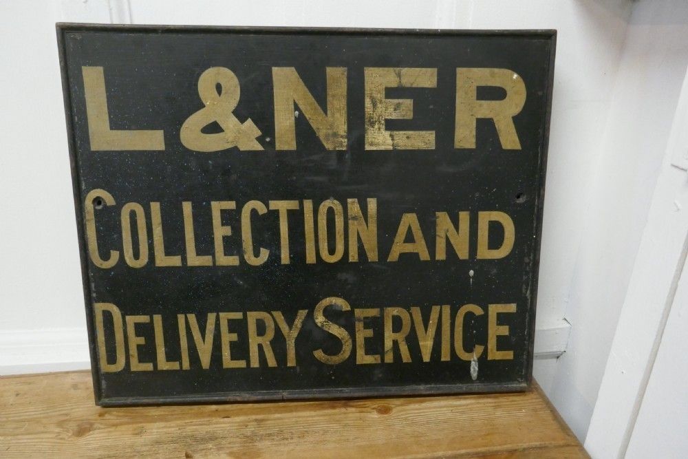 L & N E R Wooden Railway Sign photo furniture