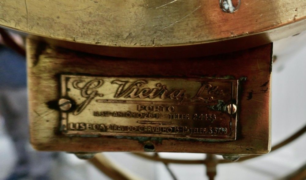 Lighting Very Large 19th Century Vintage Nautical Search Light Or Spot Light By G Vieira photo