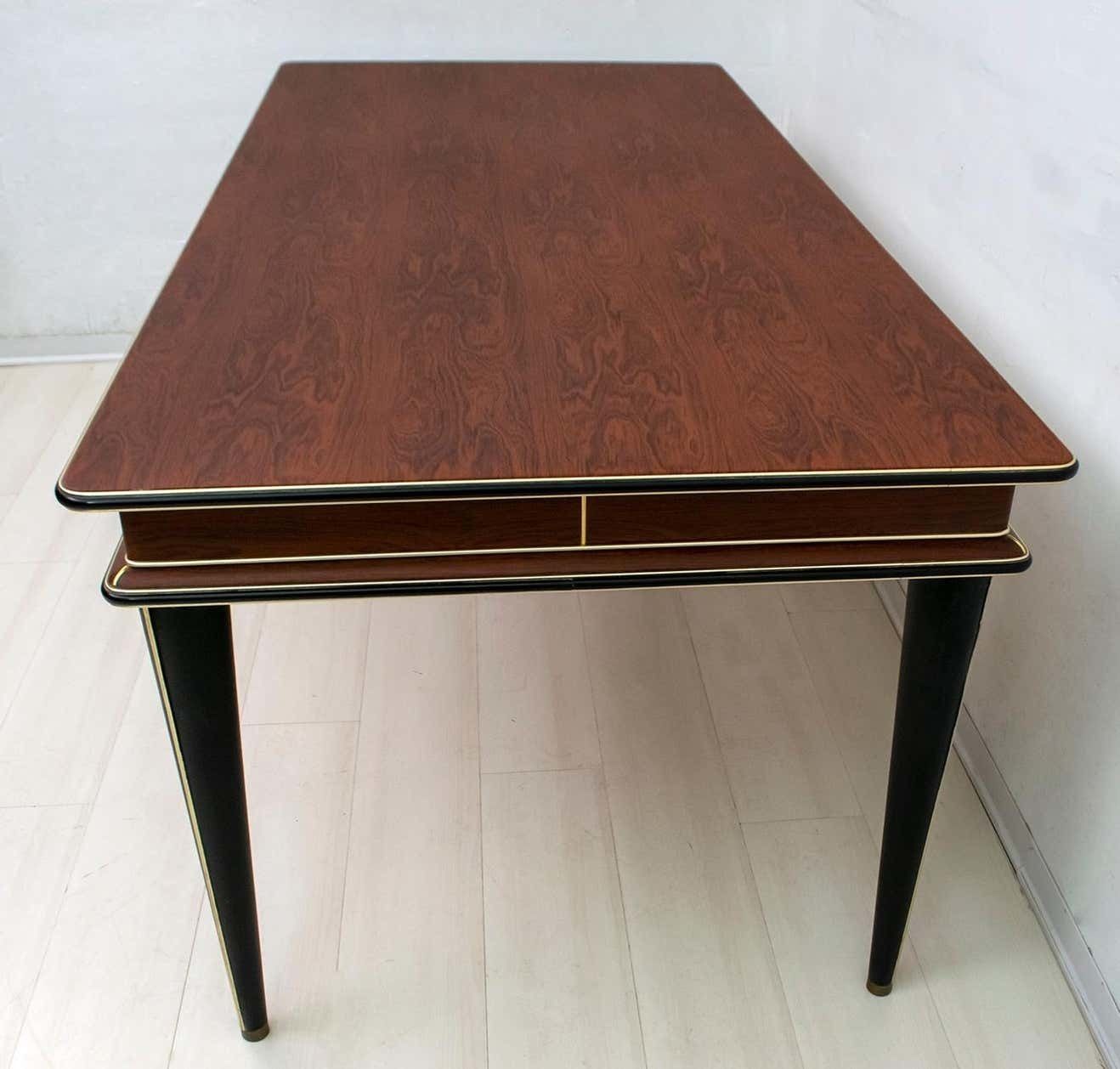 Umberto Mascagni For Harrods London Mid Century Modern Italian Dining Table, 50s photo 1673.0