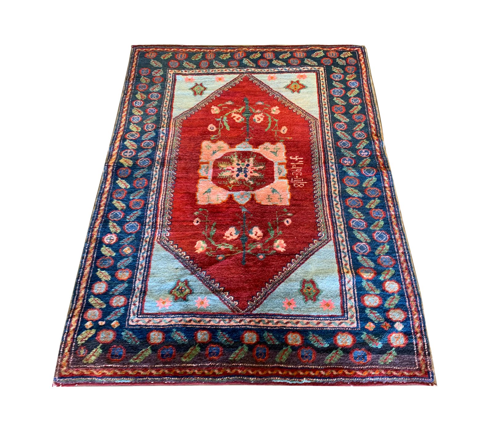 Handwoven Antique Wool Armenian Rug 1880  123x163cm photo 3600.0