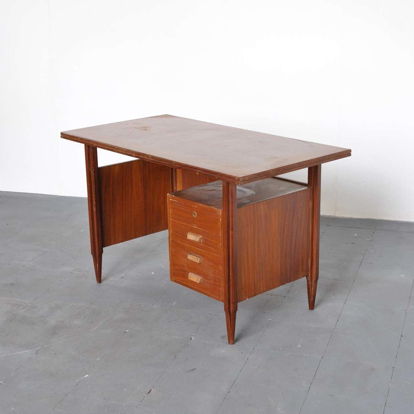 Italian Wooden Desk From The 60s photo 763.84