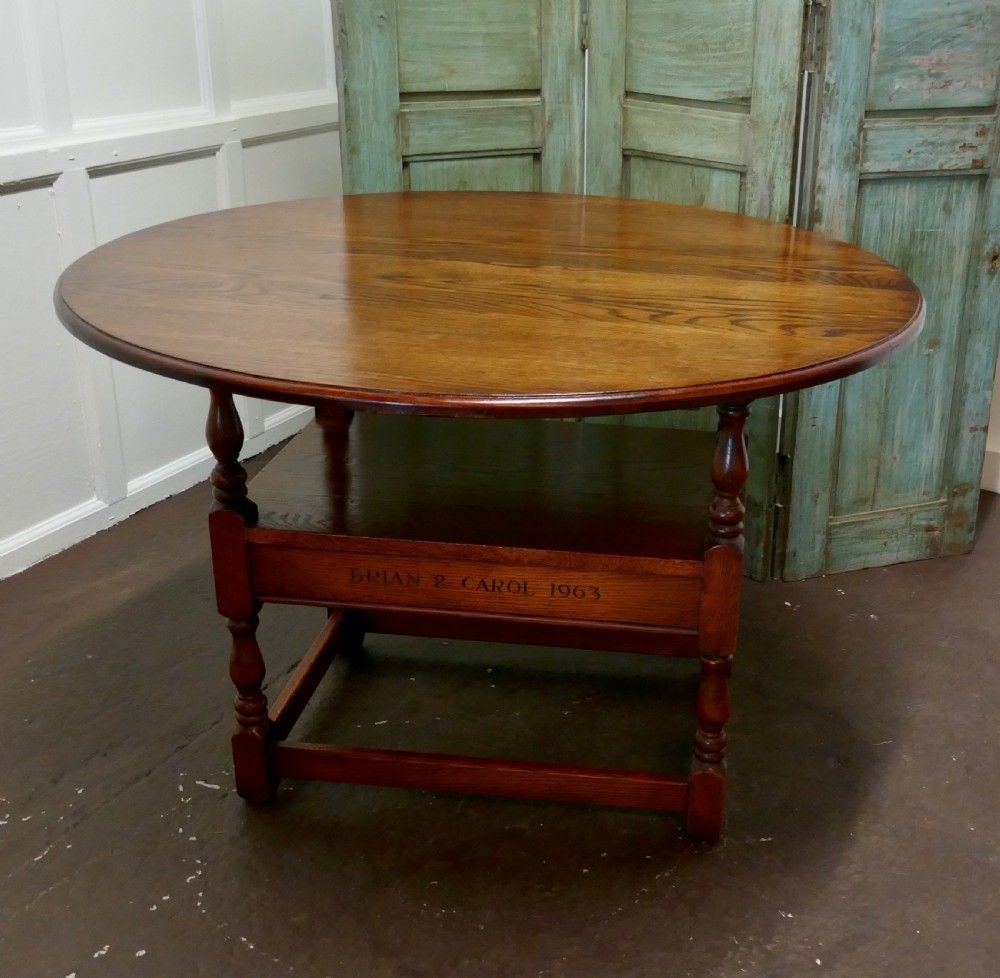 Golden Oak Monks Bench/Hall Table photo 450.0