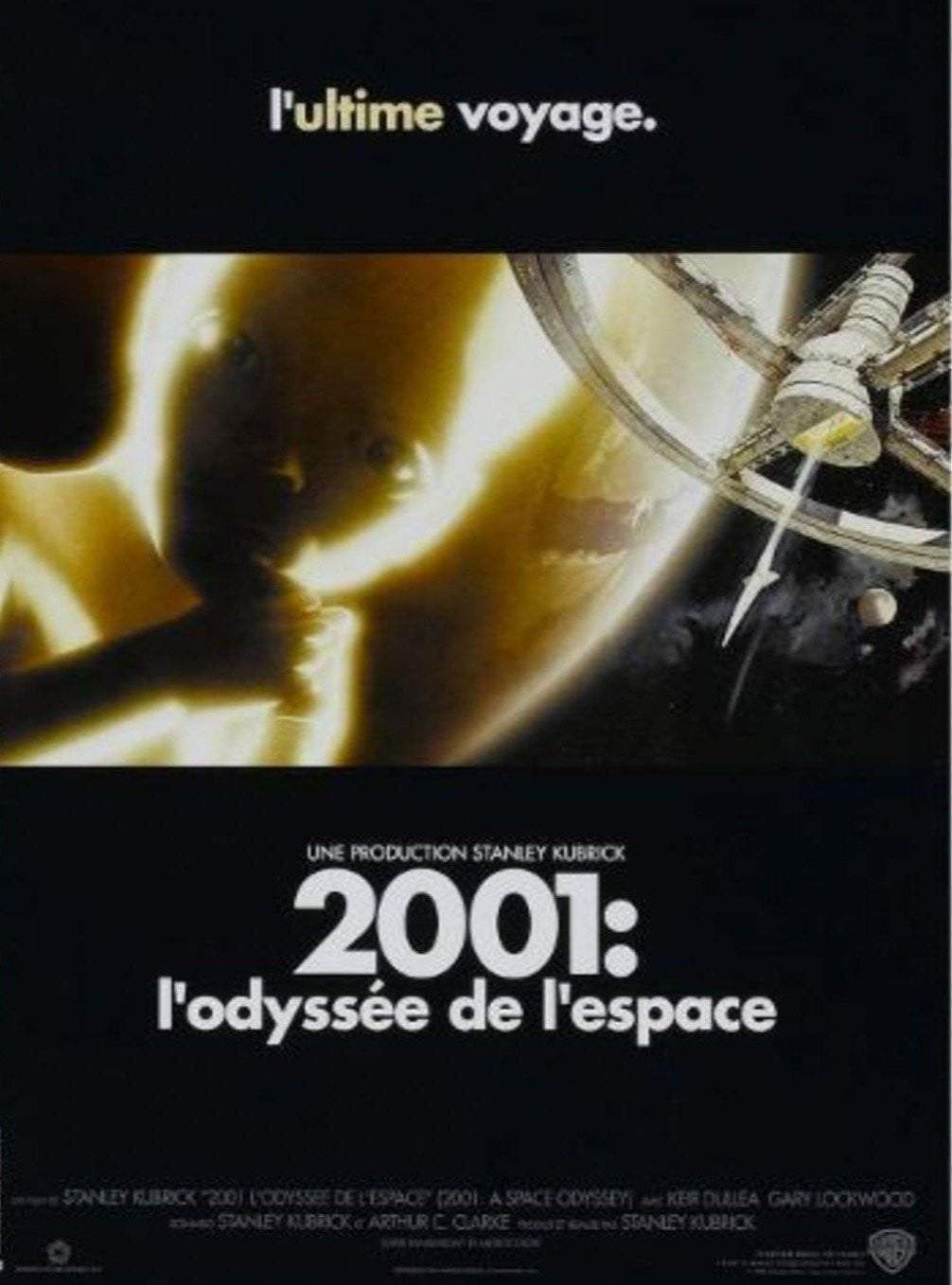 2001: A Space Odyssey (French)  1968   Original Vintage Poster
