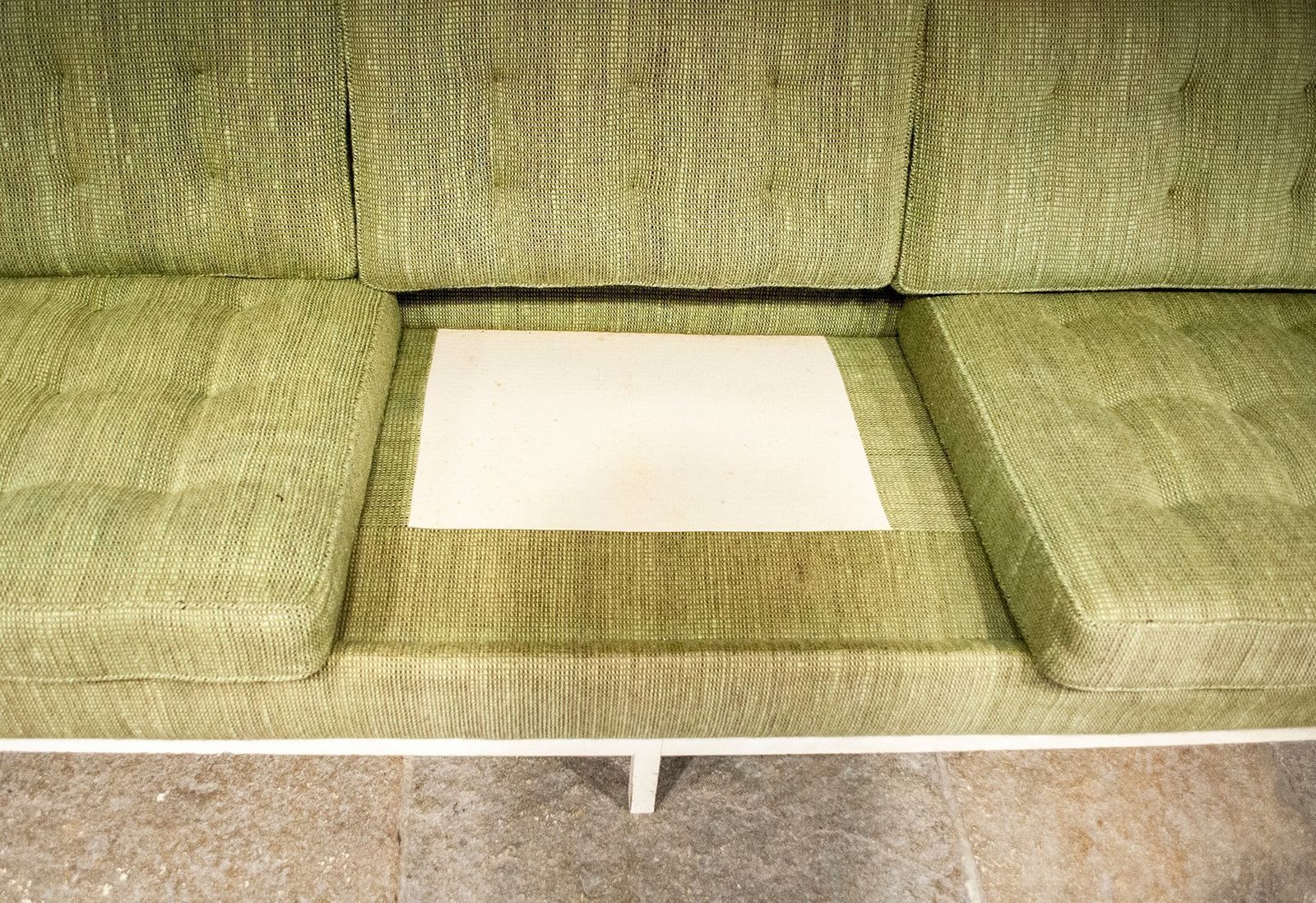 Sofa With Original Fabric By Eszter Haraszty / Florence Knoll Bassett For Knoll Inc. / Knoll International, 1954 photo buy