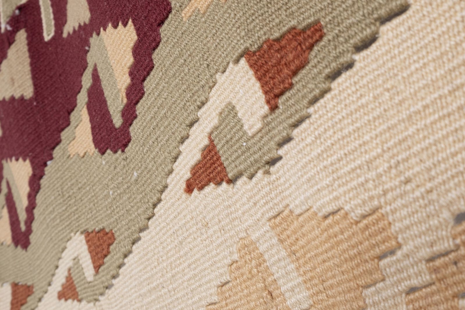 Vintage Turkish Kayseri Kilim Rug 4' X 7'5" photo vintage