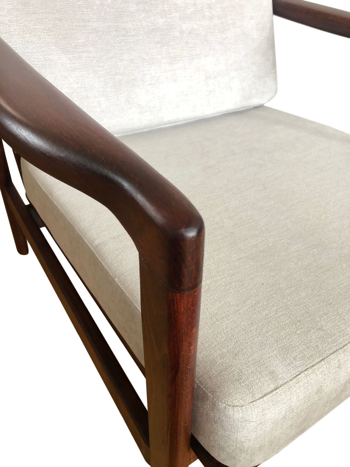 Grey B 7752 Armchairs By Zenon Bączyk For Swarzędzkie Fabryki Mebli, 1960s, Set Of 2 photo vinterior