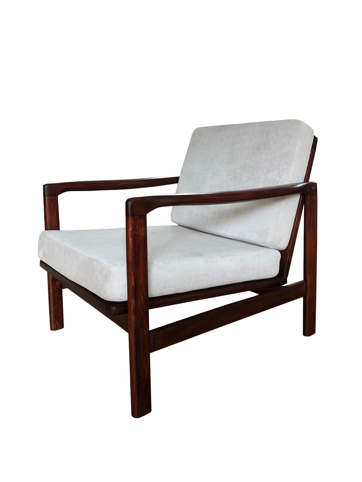Grey B 7752 Armchairs By Zenon Bączyk For Swarzędzkie Fabryki Mebli, 1960s, Set Of 2 photo buy