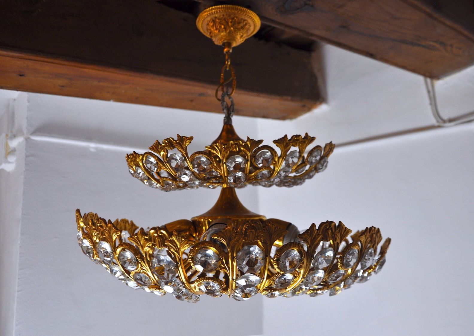 Ernest Palm Lustre For Palwa, 1960, Spain photo vintage