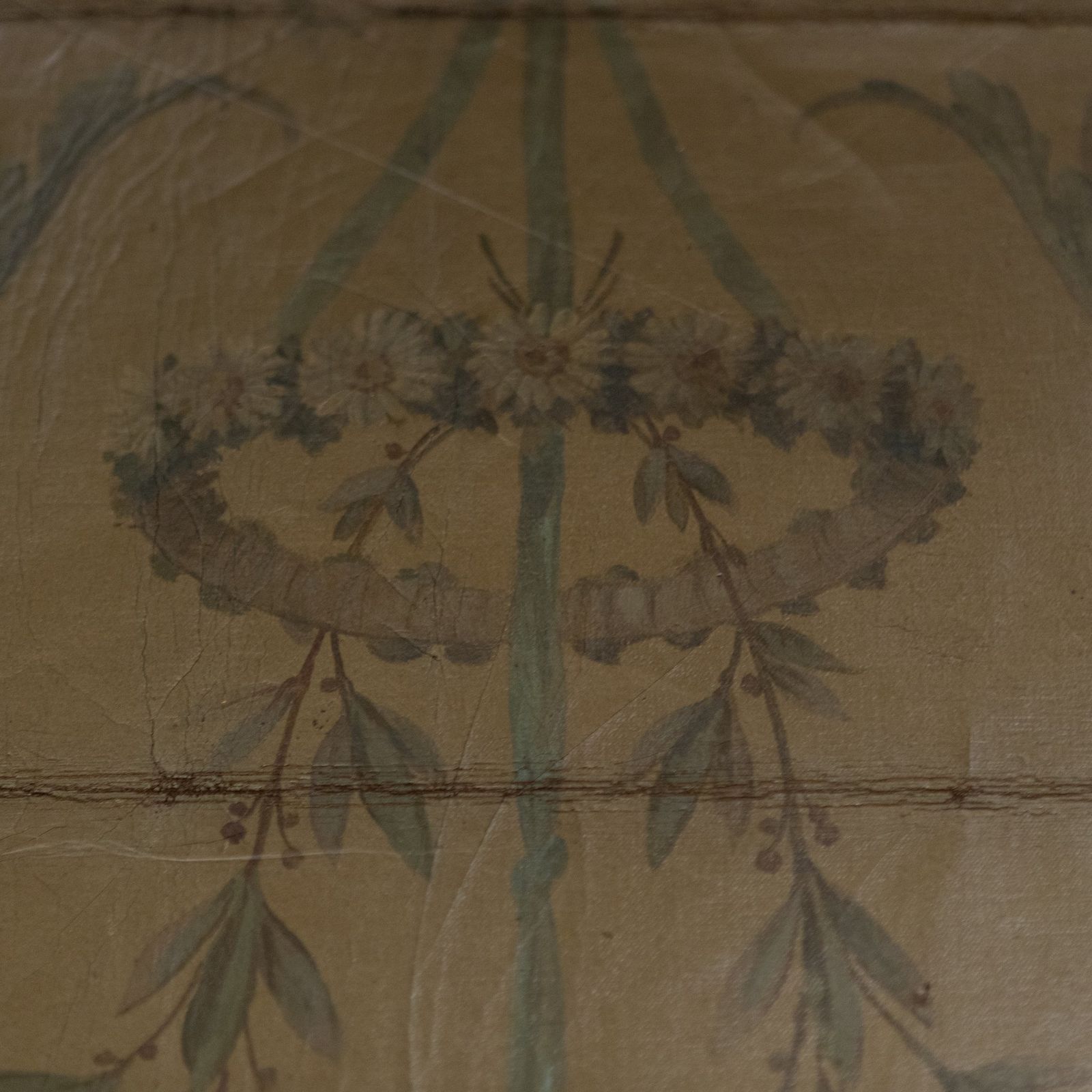Magnificent Collection Of Antique 18th Century Oil On Canvas Murals photo for sale