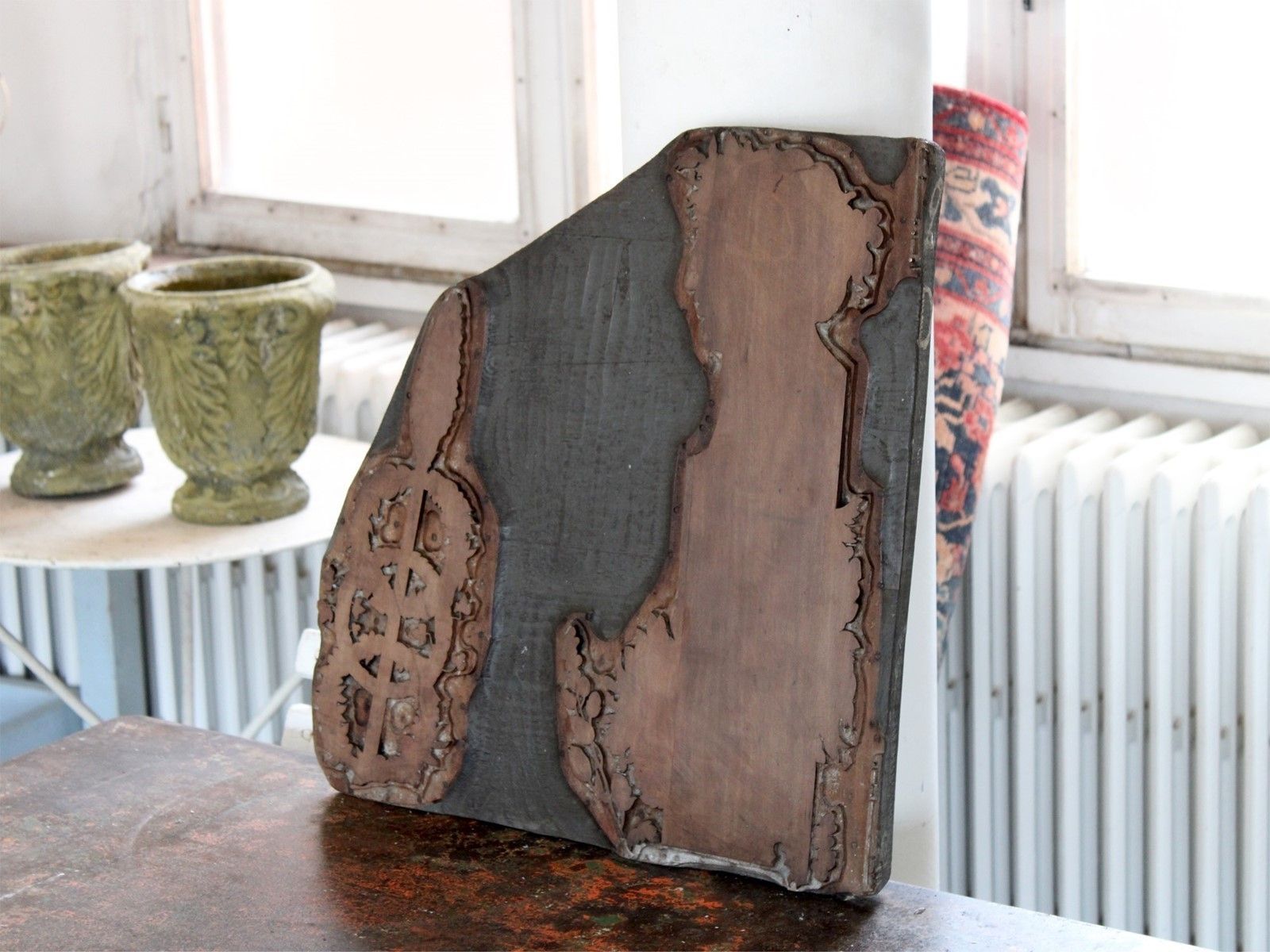 Sculptural Marie Antoinette Printing Block photo furniture