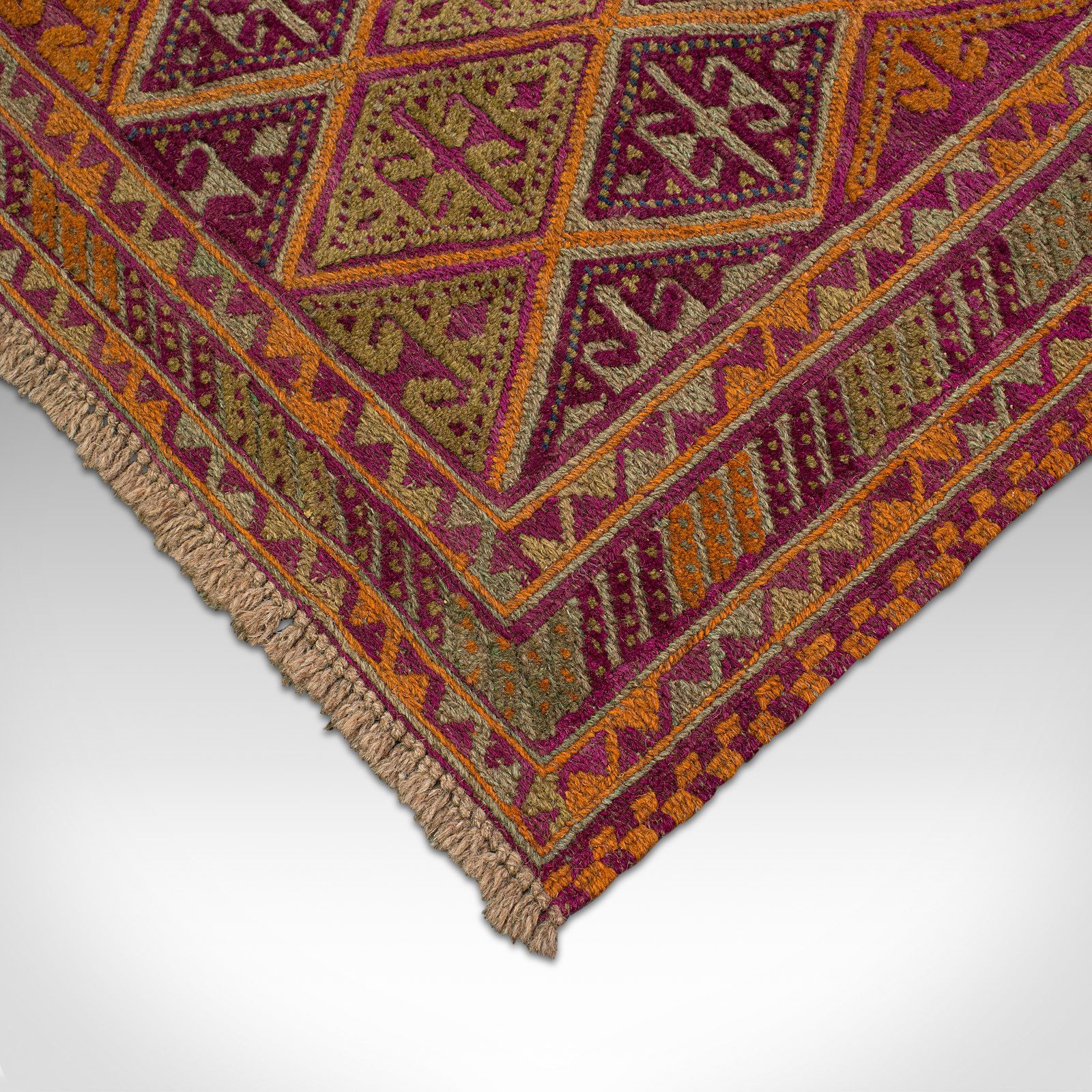 Antique Gazak Rug, Middle Eastern, Nomadic, Tribal, Decorative Carpet, C1900 photo for sale