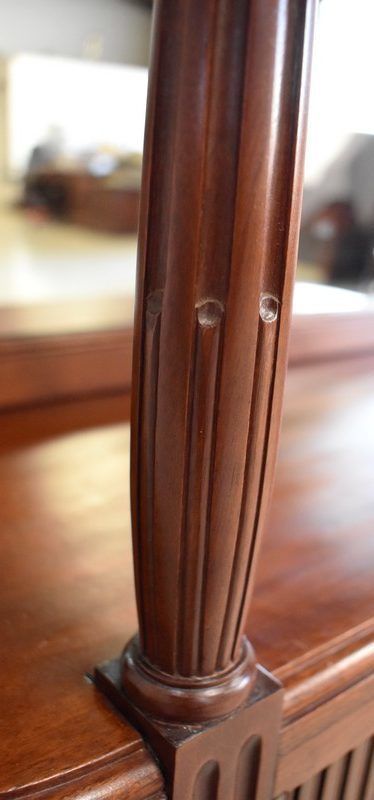 photo vinterior Small Entrance Furniture In Solid Mahogany, Louis XVI Style   1st Part 19th Century