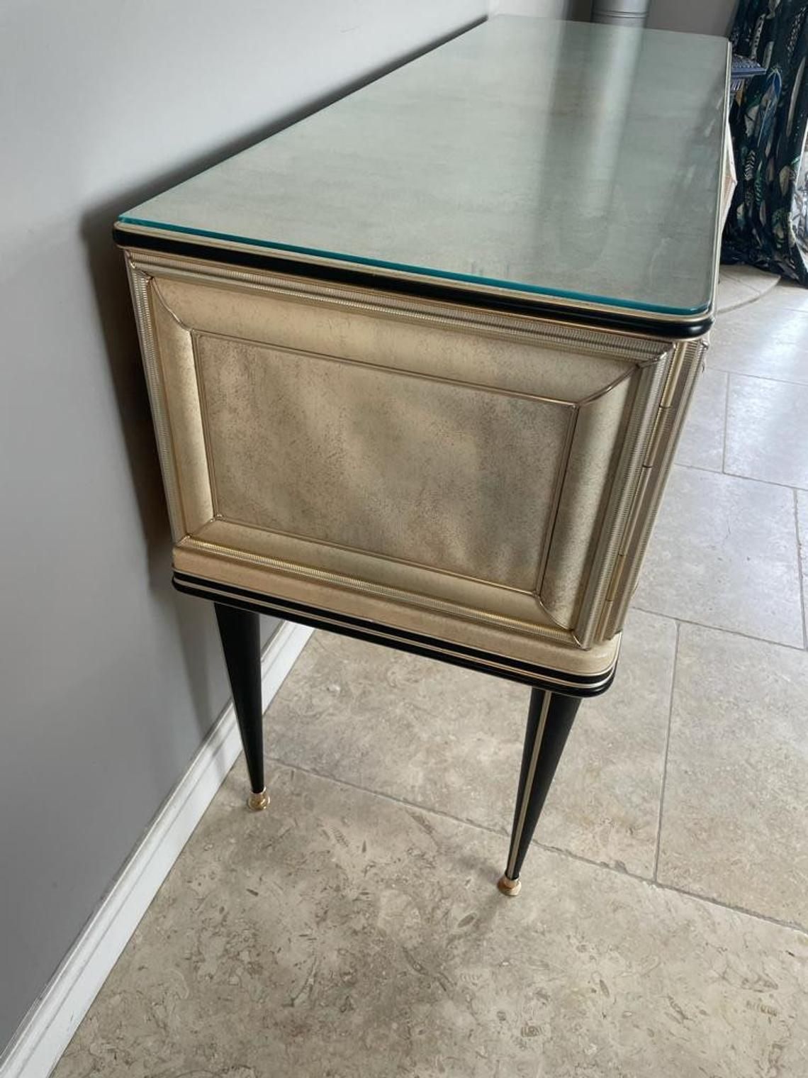 Umberto Mascagni Sideboard / Credenza By Umberto Mascagni Stylish Mid Century Modern 1950s Italian photo vinterior