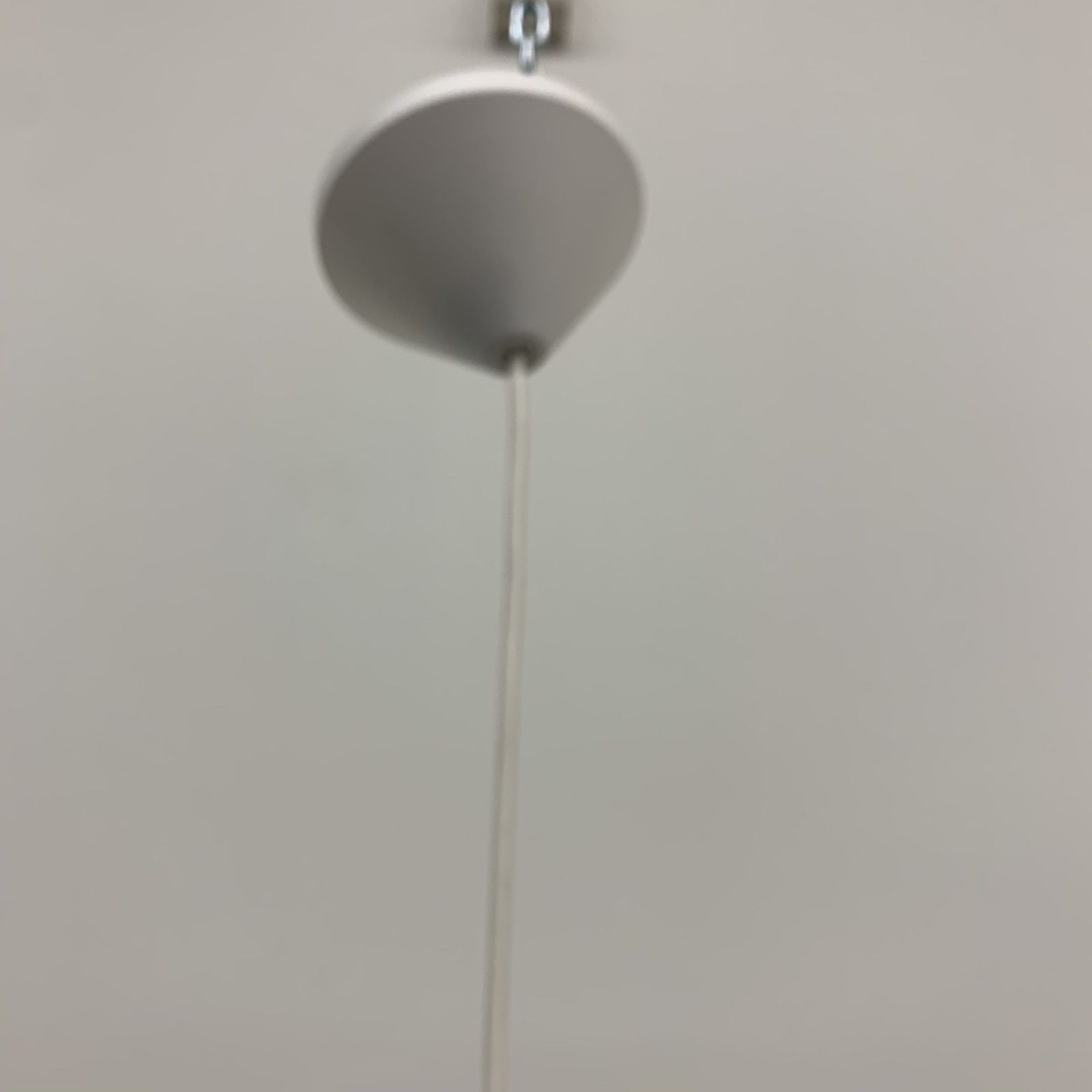 Mid Century Minimalist Gevouwen Glazen Hanglamp, Jaren 1980 photo vinterior