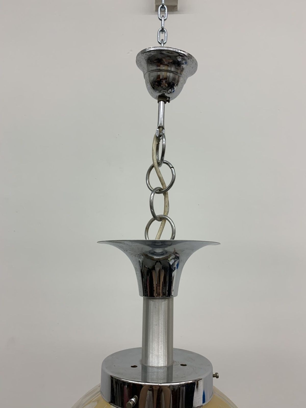 Mazzega Murano Italiaanse Hanglamp, Xl Bol, Ca. Jaren 1970 photo for sale