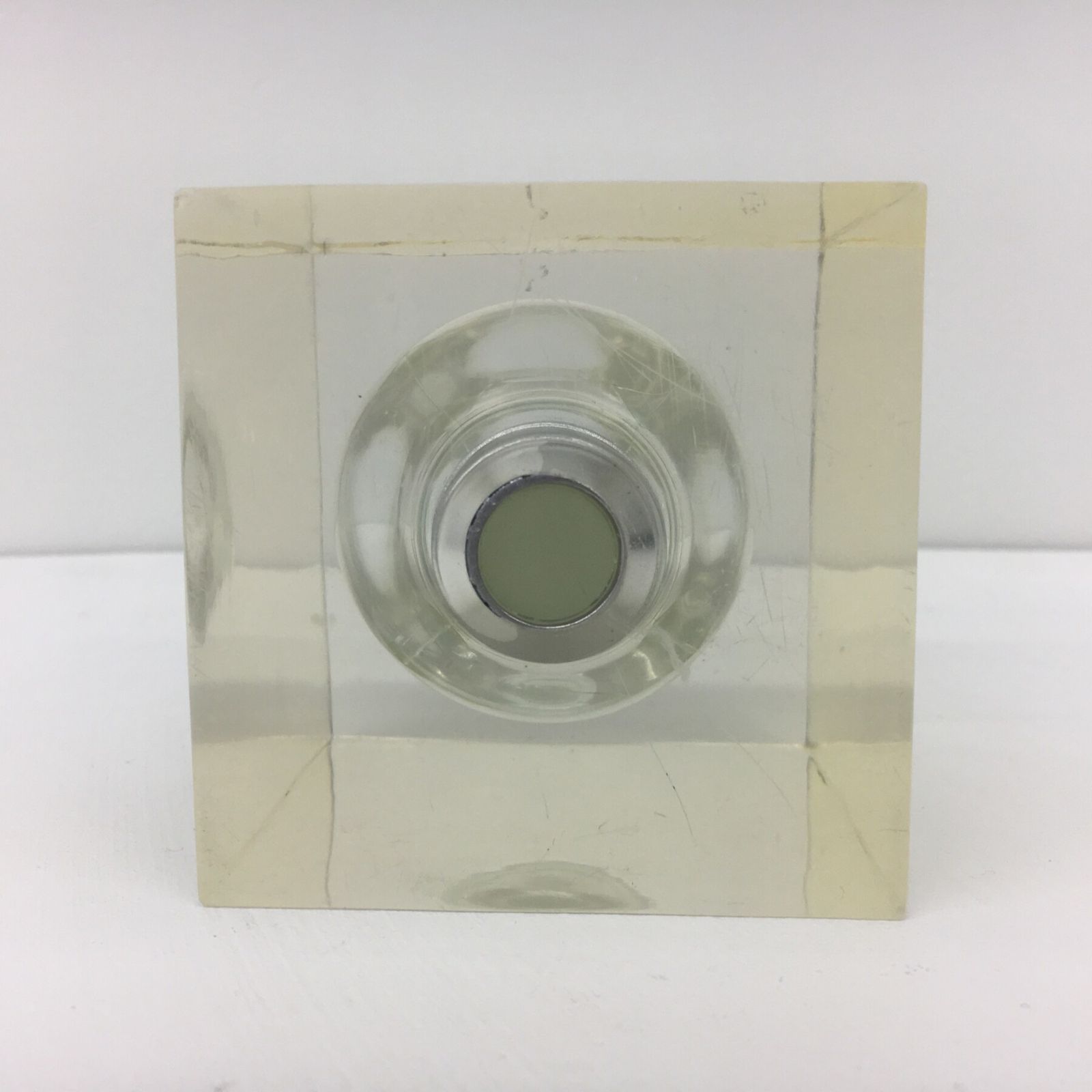 Rare Pierre Giraudon Paperweight Pop Art Lucite Sculpture 1970’s Glow In The Dark photo 434.0