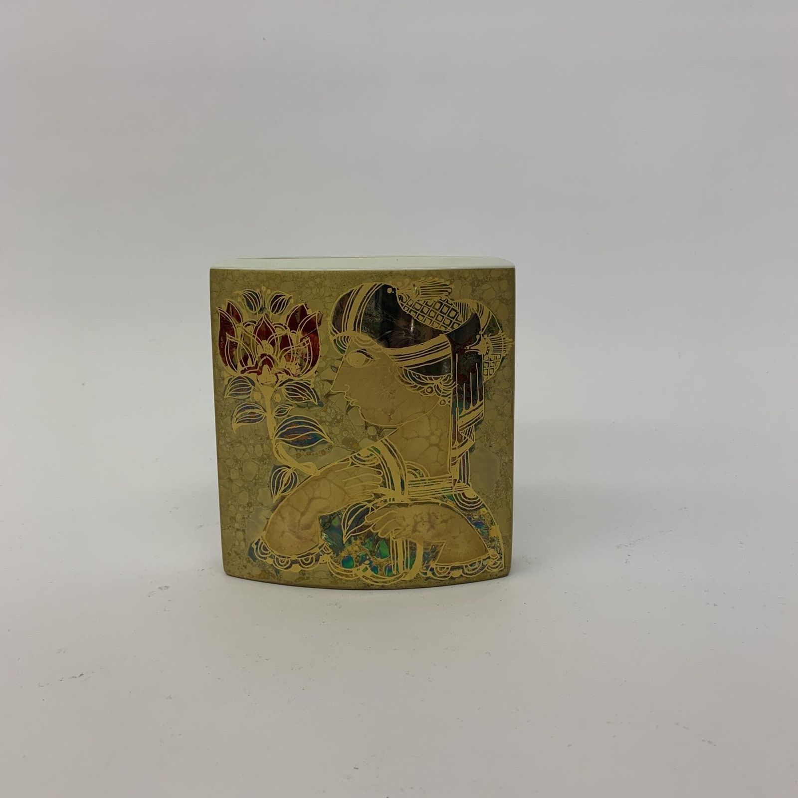 Rare Set Of 2 Bjørn Wiinblad For Rosenthal Vase, 1970s photo furniture