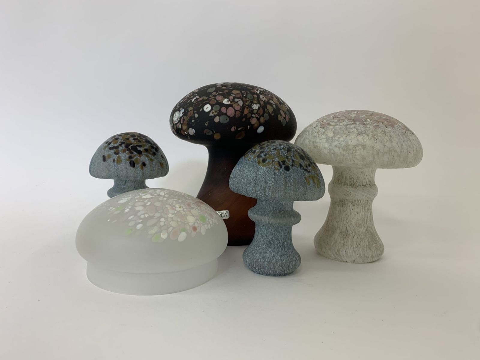 Set Paddenstoelen Van Monica Backstrom Voor Kosta Boda, Jaren 1970 photo furniture