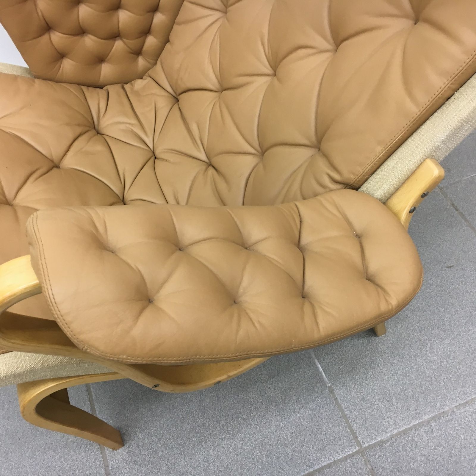 photo vintage Bruno Mathsson Pernilla By Dux Easy Chair Fauteuil