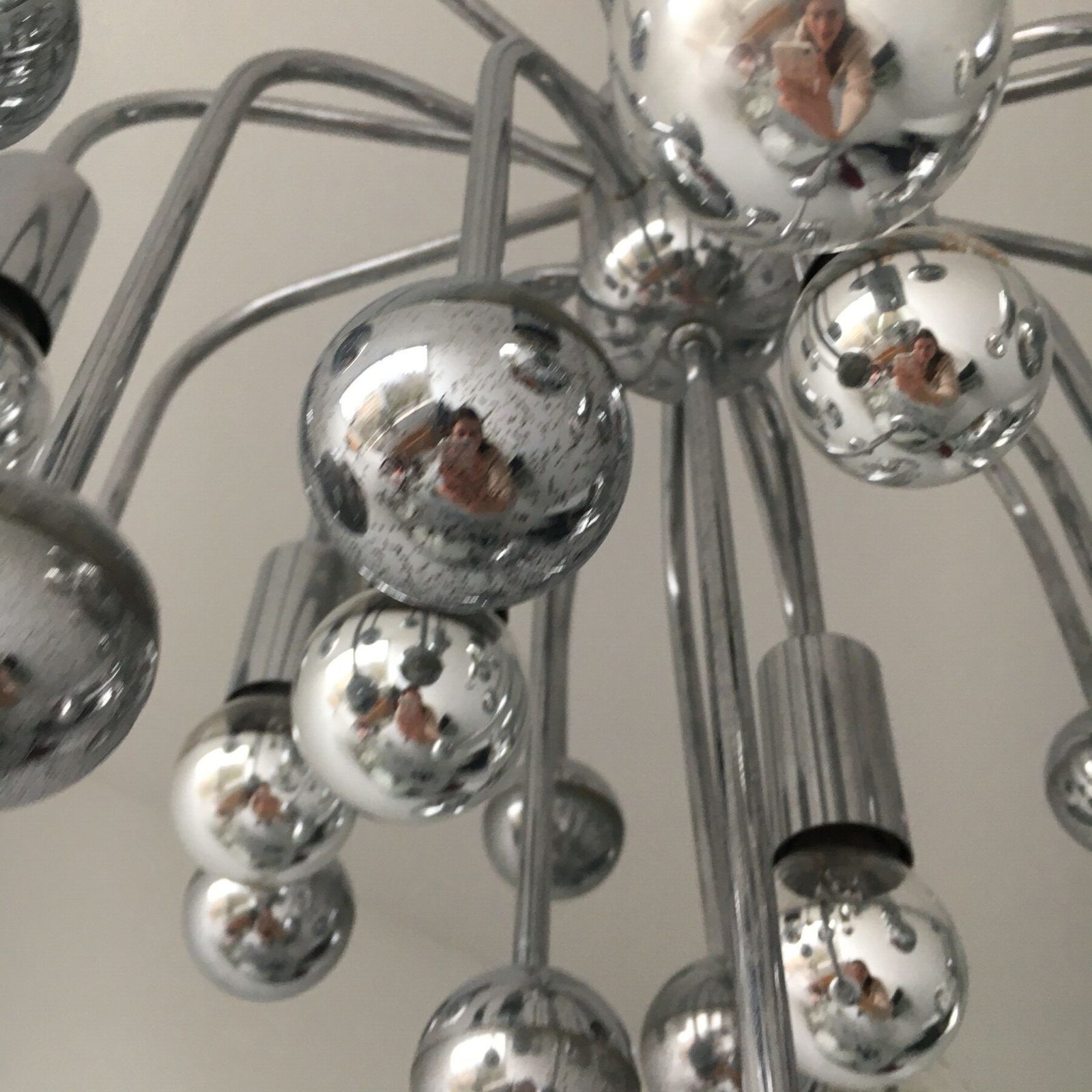 Space Age Jaren Zestig Design Sputnik Hanglamp, Ca. Jaren 1960 photo buy