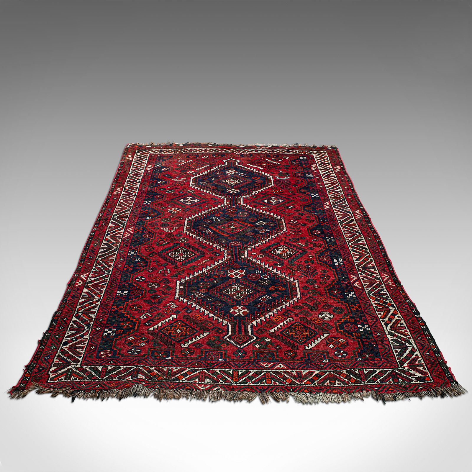 Antique Turkoman Carpet, Caucasian, Hand Woven, Lounge, Hallway, Rug, Circa 1900 photo Textiles